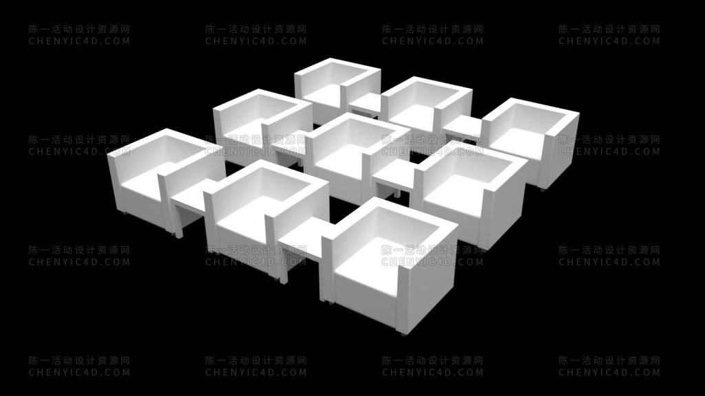 标准会务沙发茶几组合