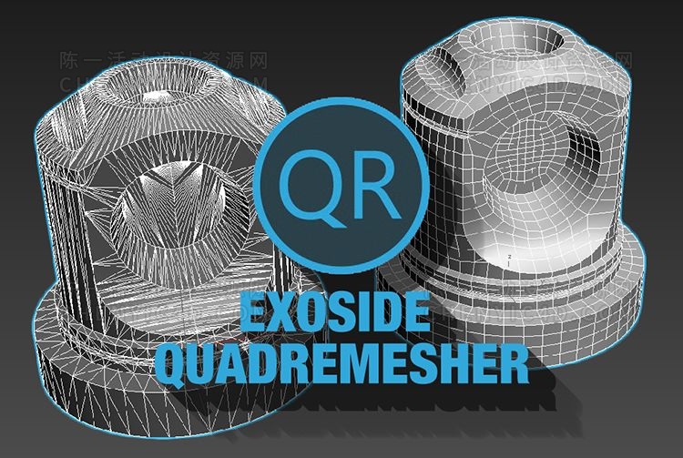 重拓扑插件Exoside QuadRemesher v1.1.1 for Cinema 4D